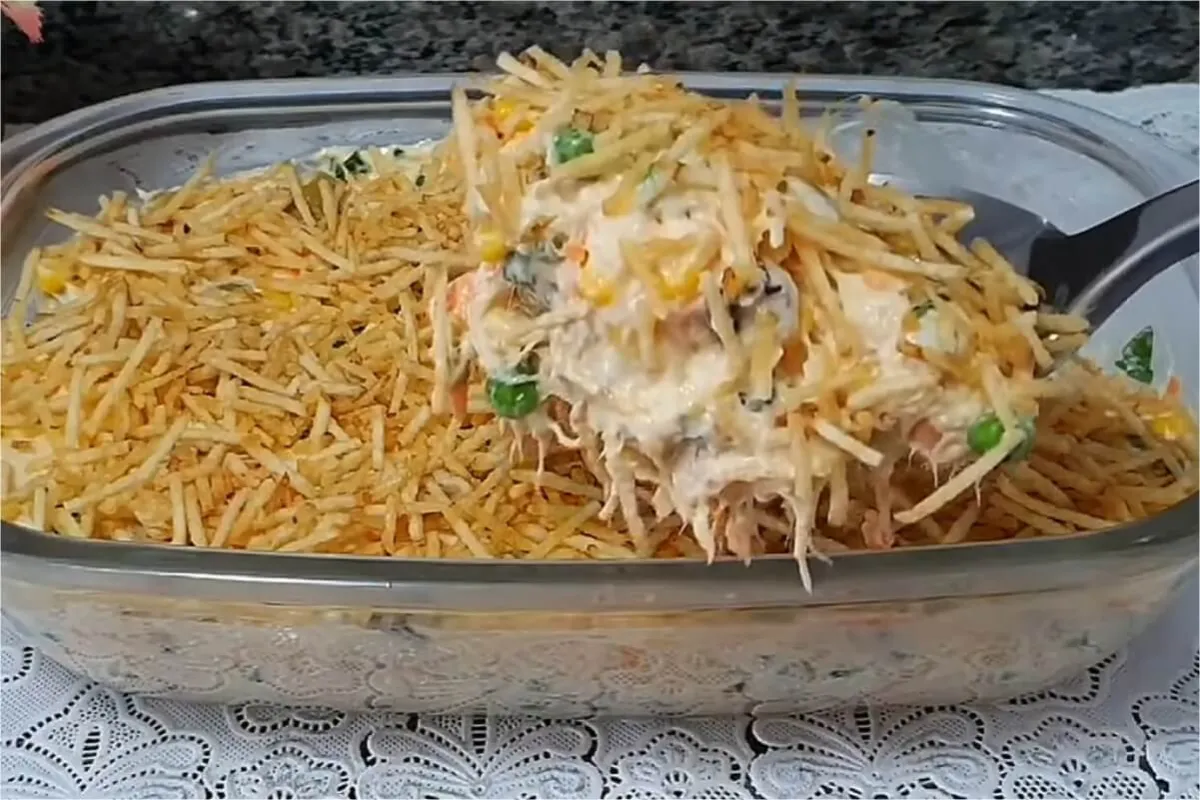 Salpicão simples: tão gostoso que não precisa esperar o fim