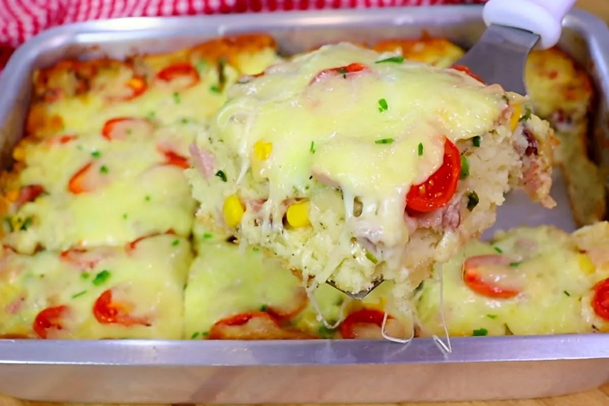 Se você tem arroz de ontem pode fazer essa deliciosa torta d