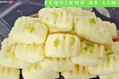 Sequilhos de limão fácil de fazer que não dá vontade de para