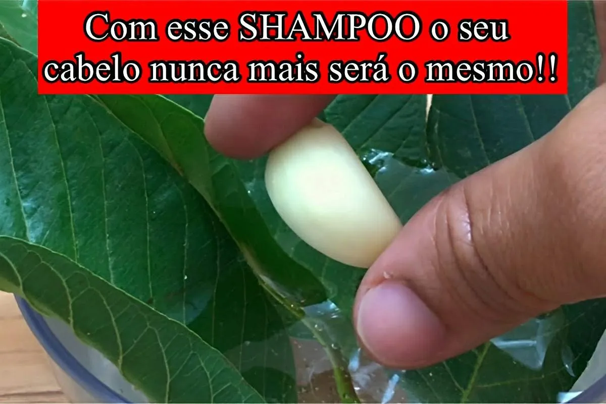 Shampoo caseiro para crescer cabelo que deixa os fios fortes