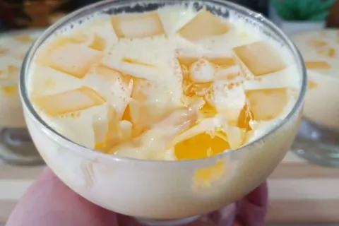 Sobremesa cremosa feita sem ir ao fogo com um sabor divino, 