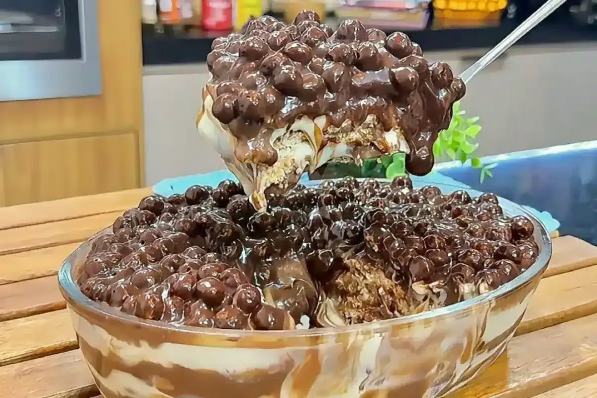 Sobremesa cremosa, um doce maravilhoso e bem geladinho que v