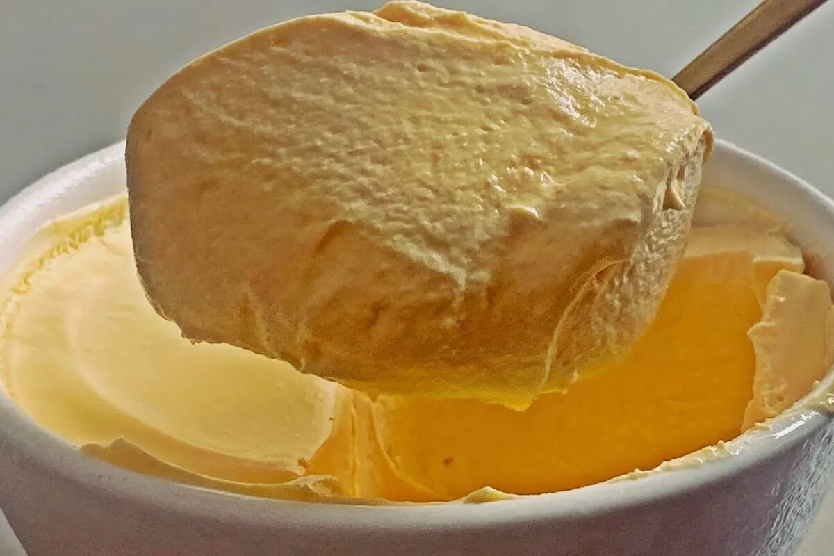 Sobremesa de 2 ingredientes extremamente simples e rápida pa