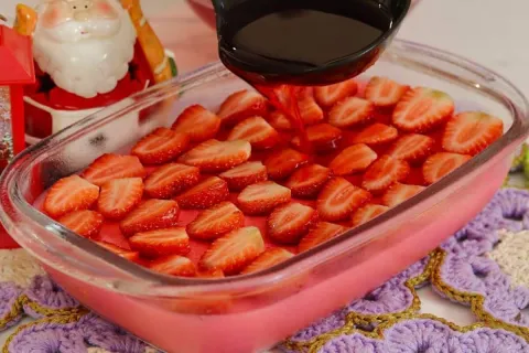 Sobremesa de 3 ingredientes muito simples e econômica para q