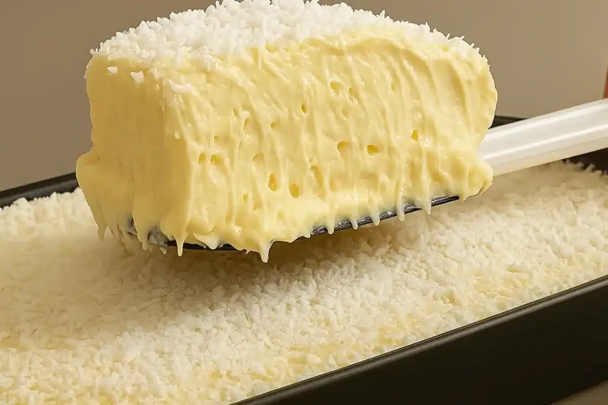 Sobremesa de abacaxi feita no liquidificador e que não vai a