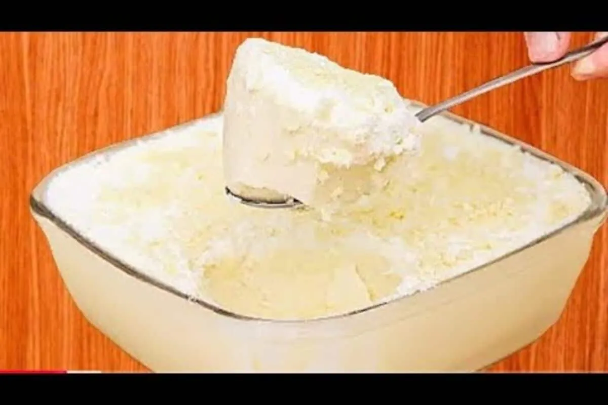 Sobremesa de coco que viralizou na internet: misturou, gelou