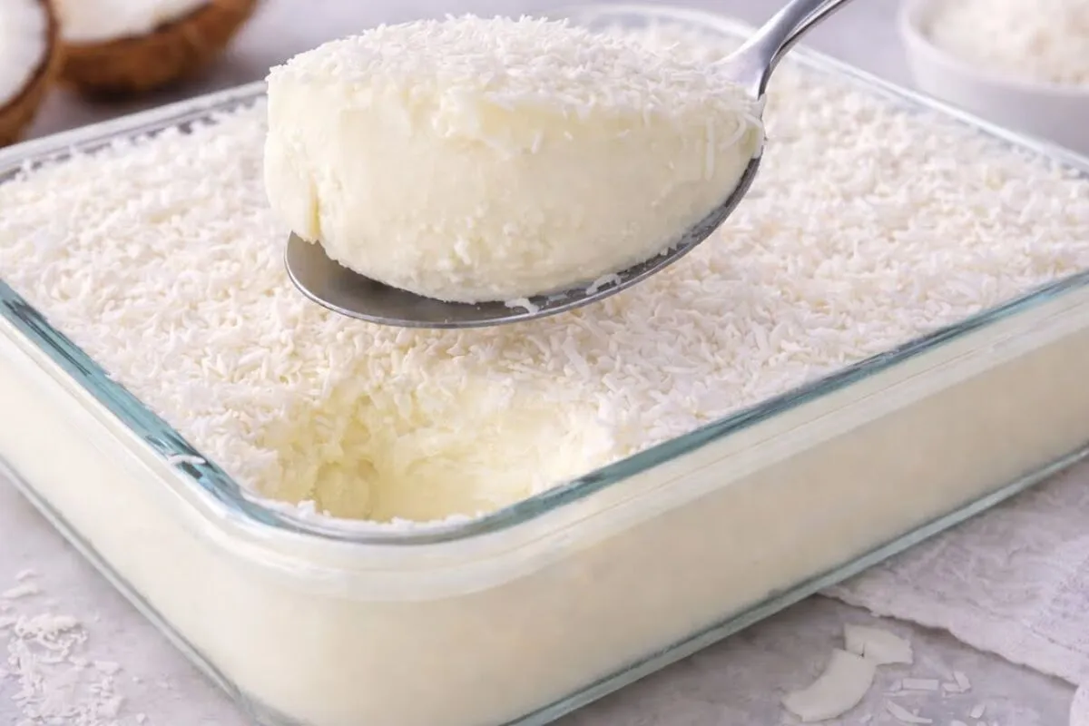 Sobremesa de coco rápida e fácil, a solução perfeita para qu
