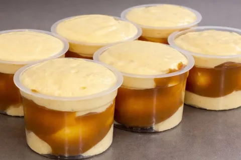 Sobremesa de maracujá com doce de leite que não vai ao fogo,