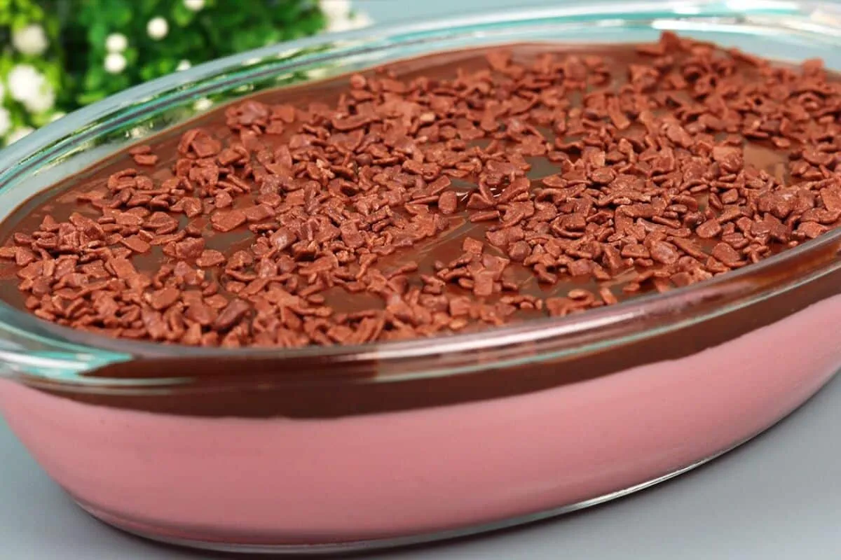 Sobremesa de Tang cremosa com só 4 ingredientes bem simples