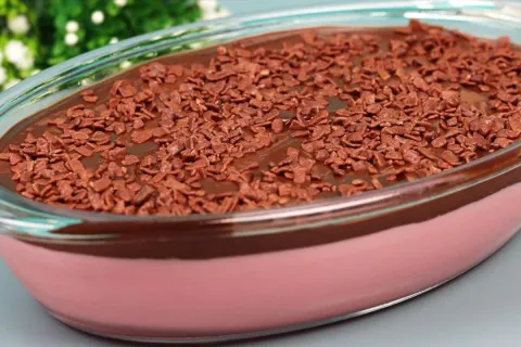 Sobremesa de Tang cremosa com só 4 ingredientes bem simples 