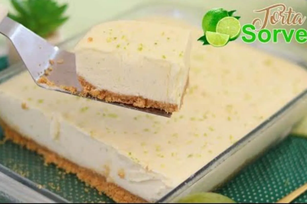 Sobremesa gelada de limão com 3 ingredientes: doce rápido, c