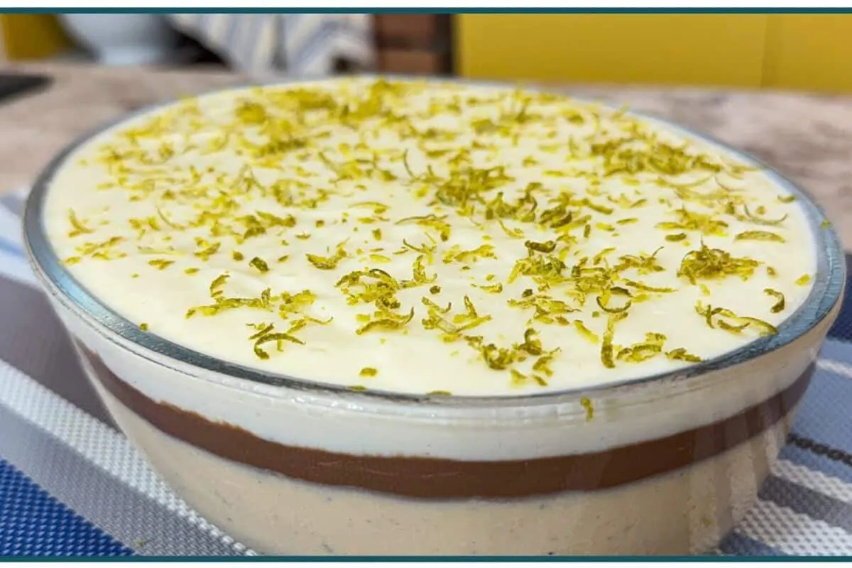 Sobremesa Marido Gelado cremoso e fácil: sobremesa gelada pa