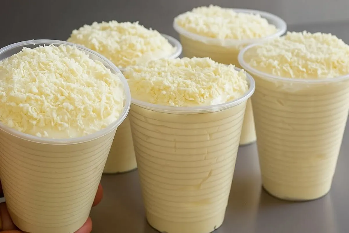 Sobremesa no copo: bata no liquidificador e faça o doce deli