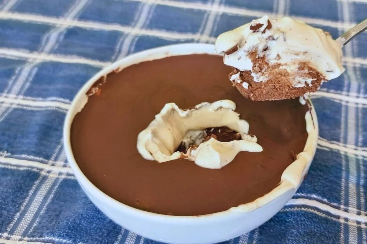 Sobremesa sem açúcar e sem farinha, um doce geladinho, saudá