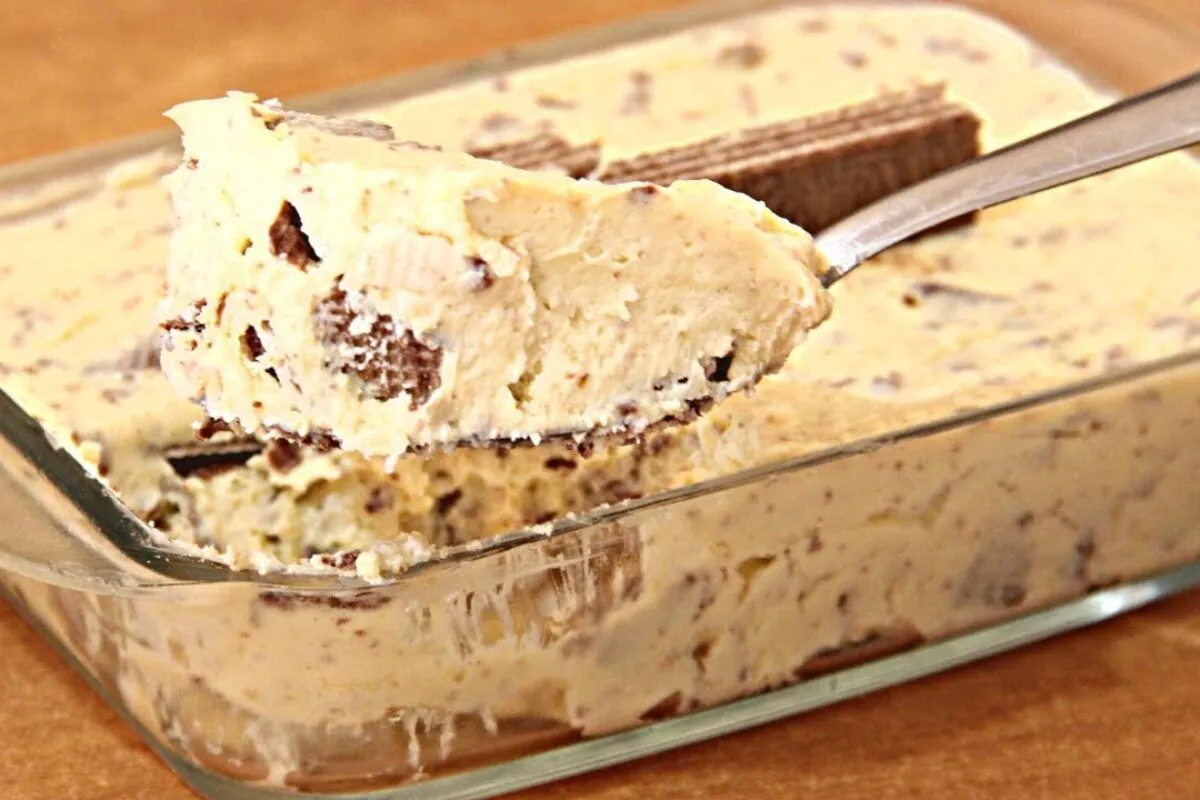 Sobremesa sem leite condensado: bati 2 ingredientes e fiz es