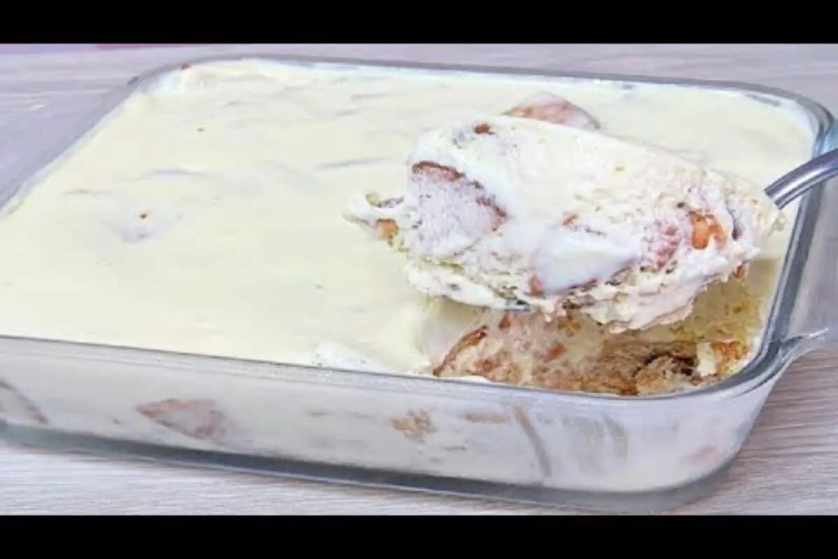 Sobremesa sem leite condensado e sem creme de leite, que não