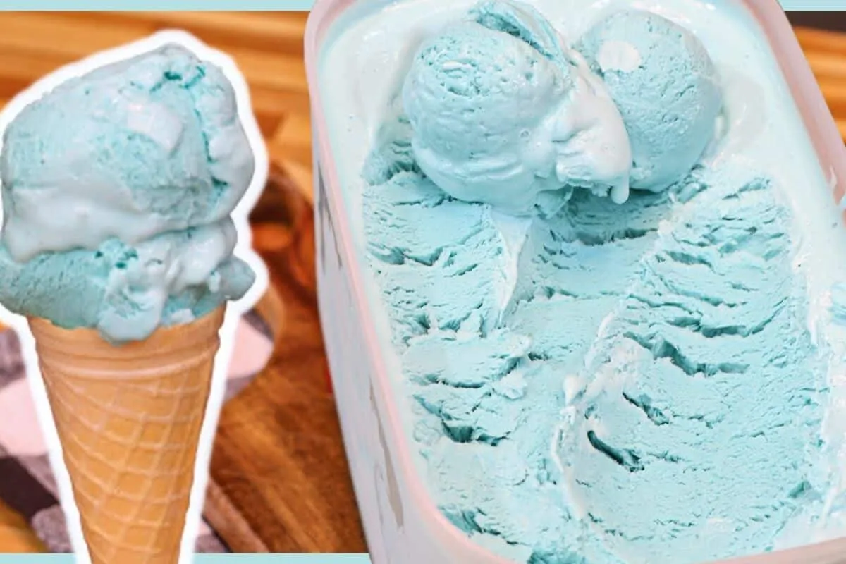 Sorvete caseiro céu azul com sabor de infância que vai conqu