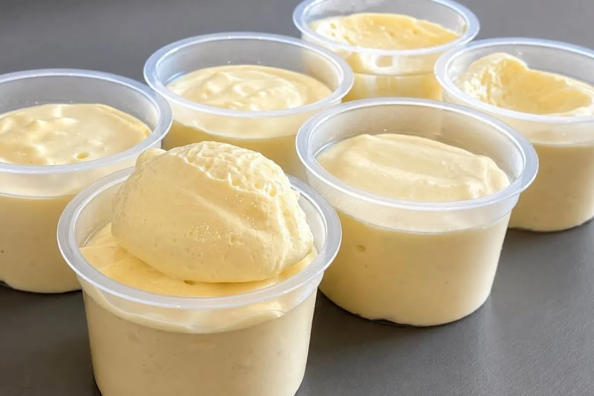 Sorvete de abacaxi super cremoso e refrescante batido no liq