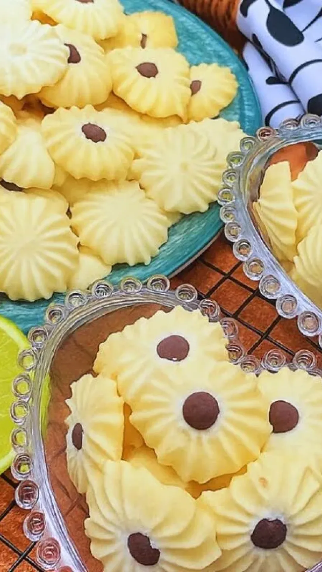 Biscoito amanteigado de limão: derrete na boca e rende muito, ideal para acompanhar o café