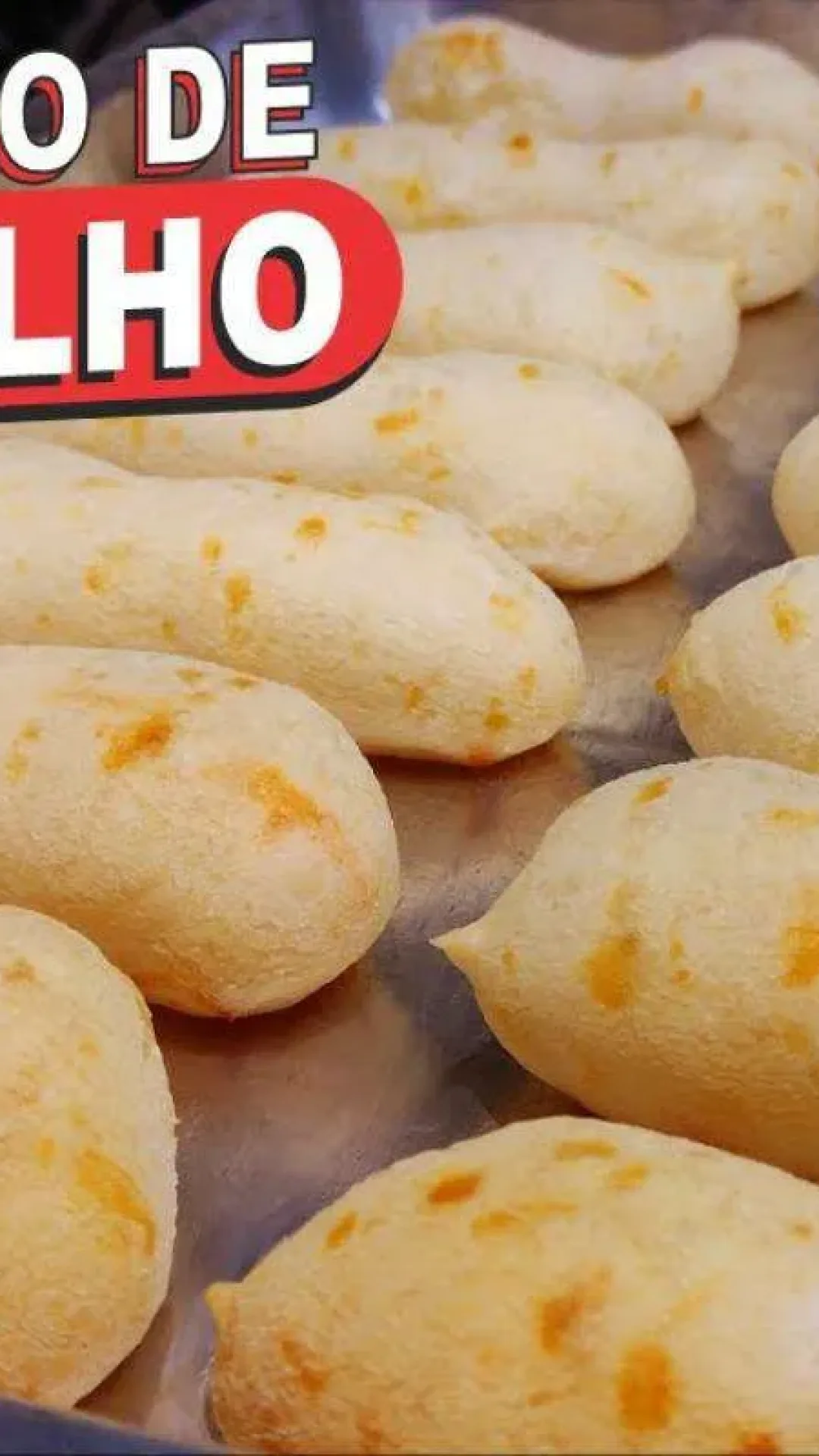 Biscoito de polvilho com queijo delicioso para a hora do café da tarde