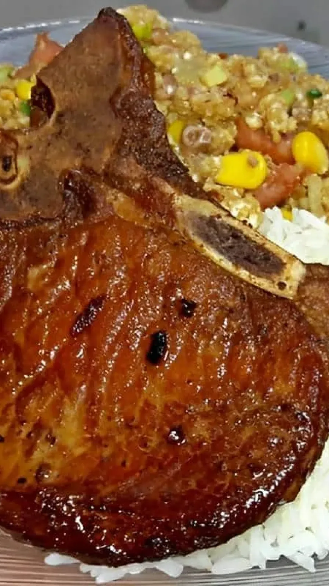 Bisteca de porco da roça frita na panela uma delícia para comer com arroz feijão e farofa