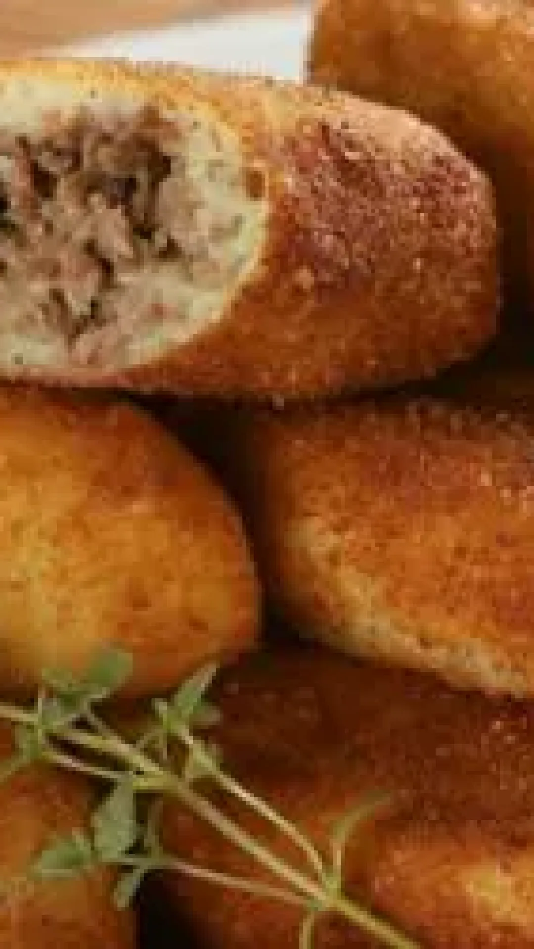 Bolinho de Batata com Carne Moída
