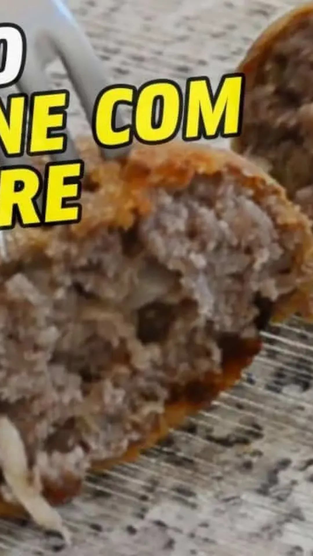 Bolinho de carne de lanchonete: sequinho por fora e molhadinho por dentro