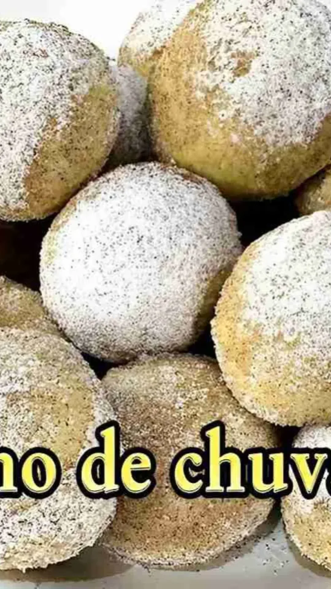 Bolinho de chuva assado super sequinho e saudável para o lanche de toda a família