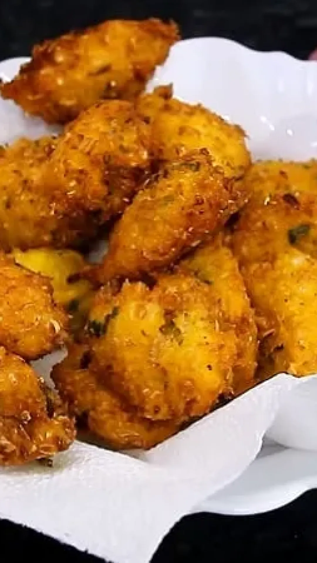 Bolinho de Milho Verde Frito Simples