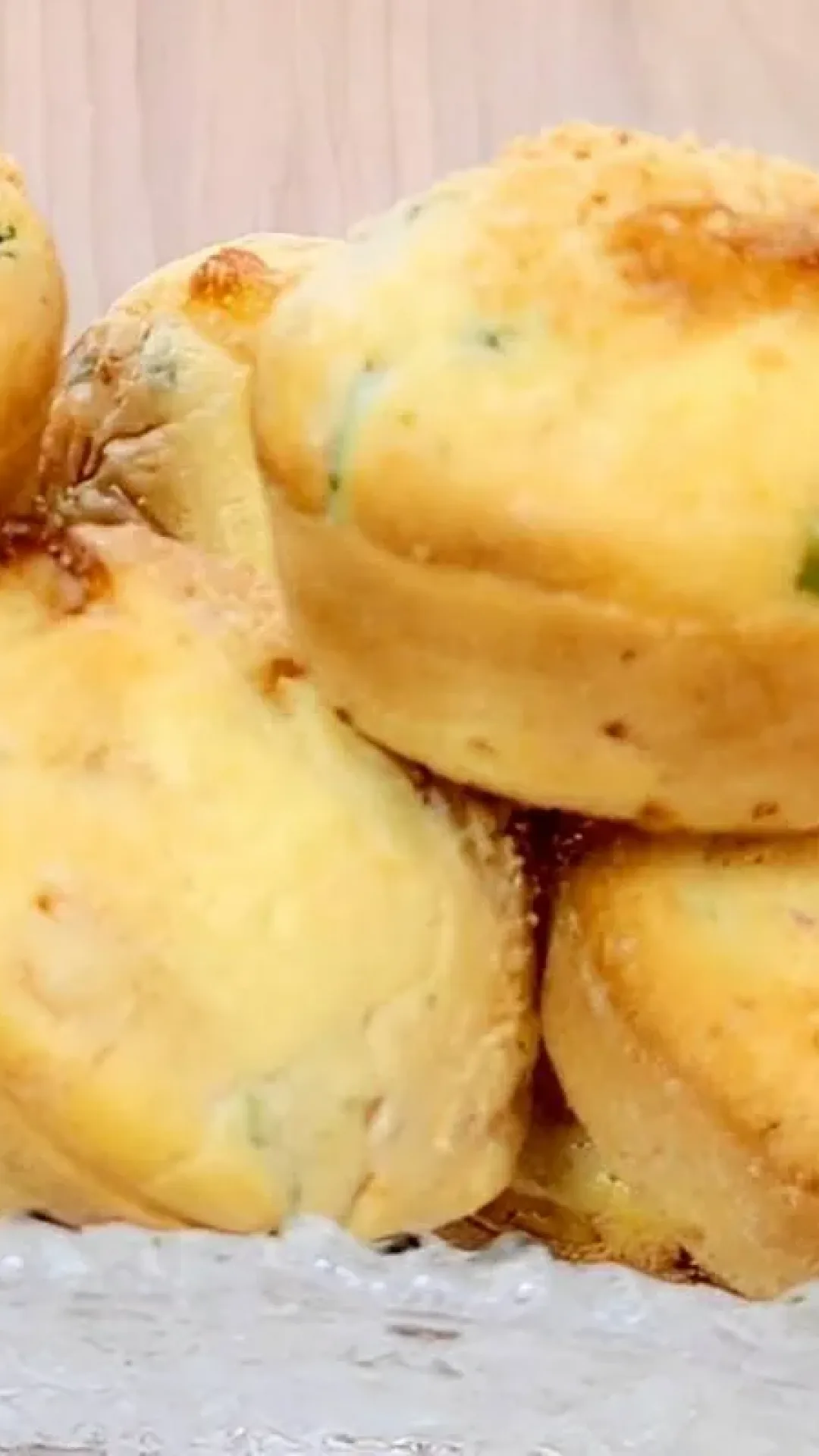 Bolinho salgado para substituir o pão no café da manhã leve e delicioso