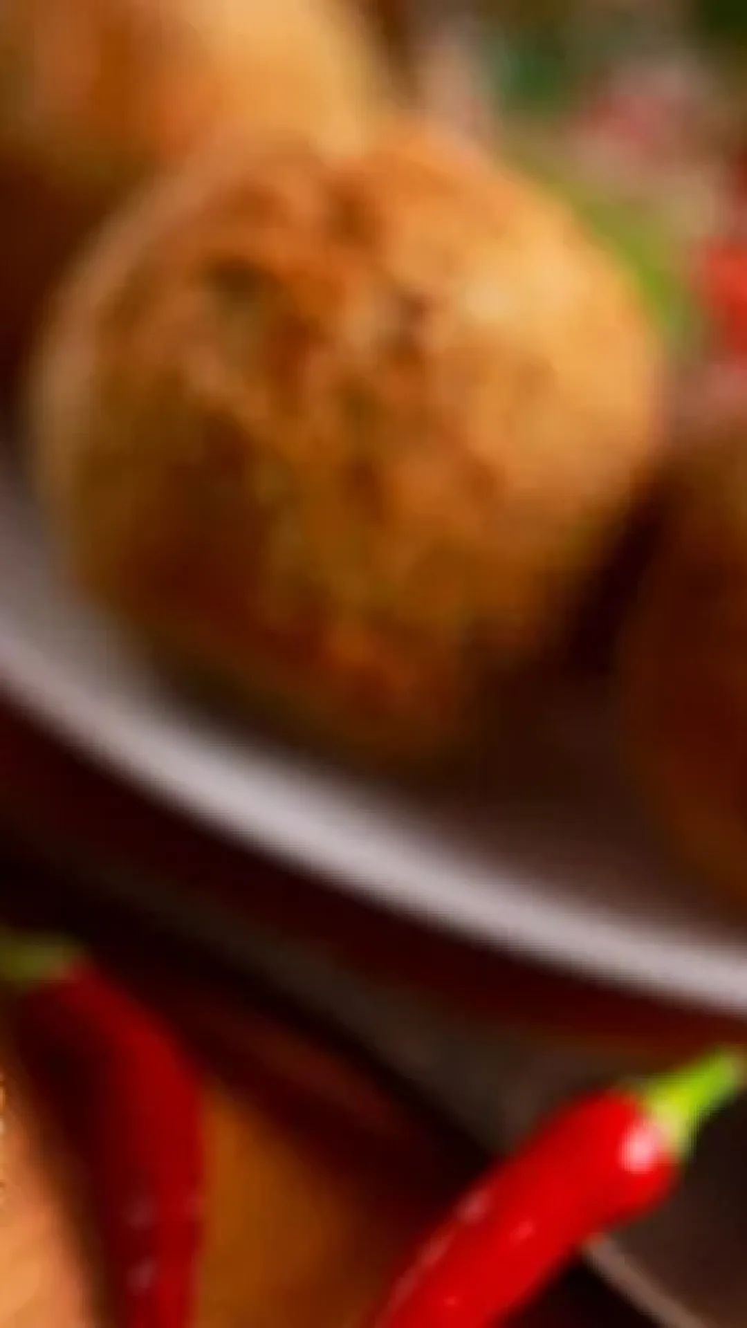 Bolinho Surpresa de Berinjela