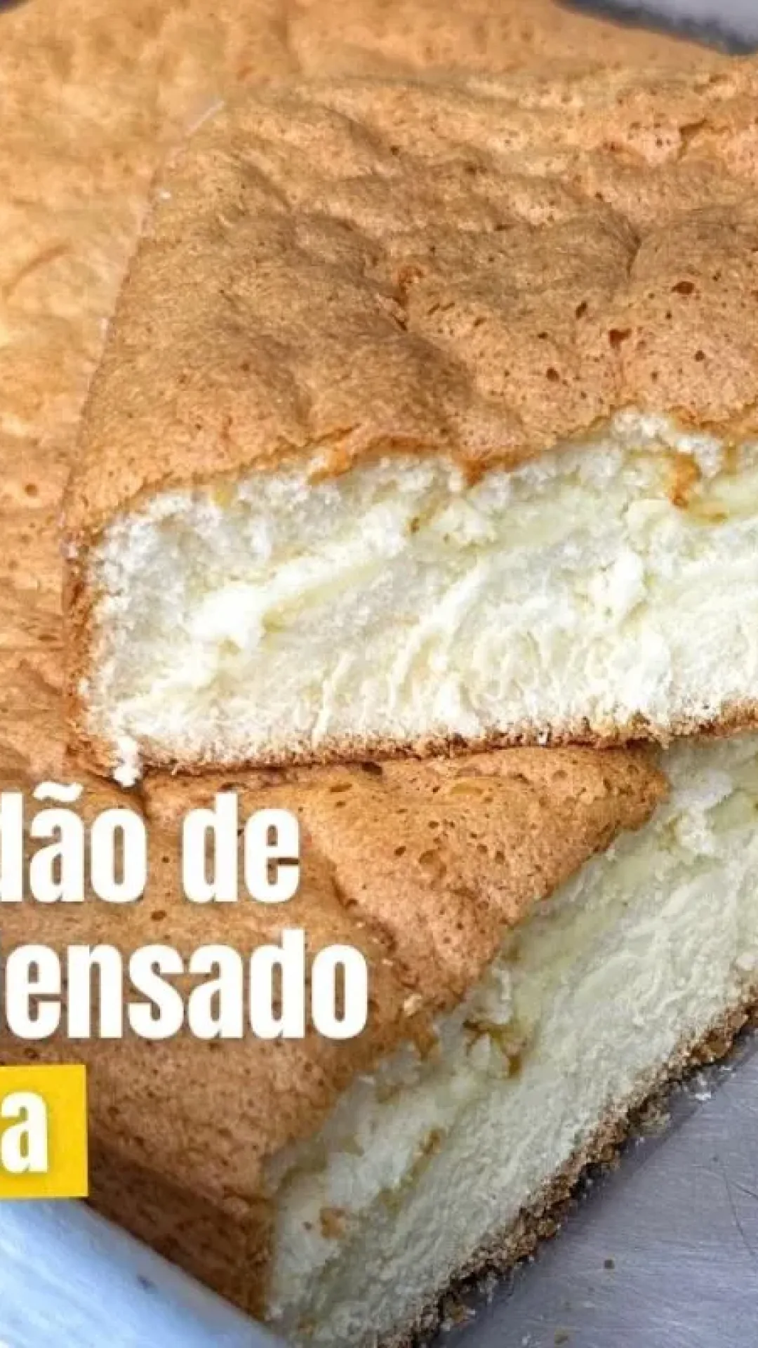 Bolo algodão de leite condensado: essa massa fica simplesmente incrível e deliciosa