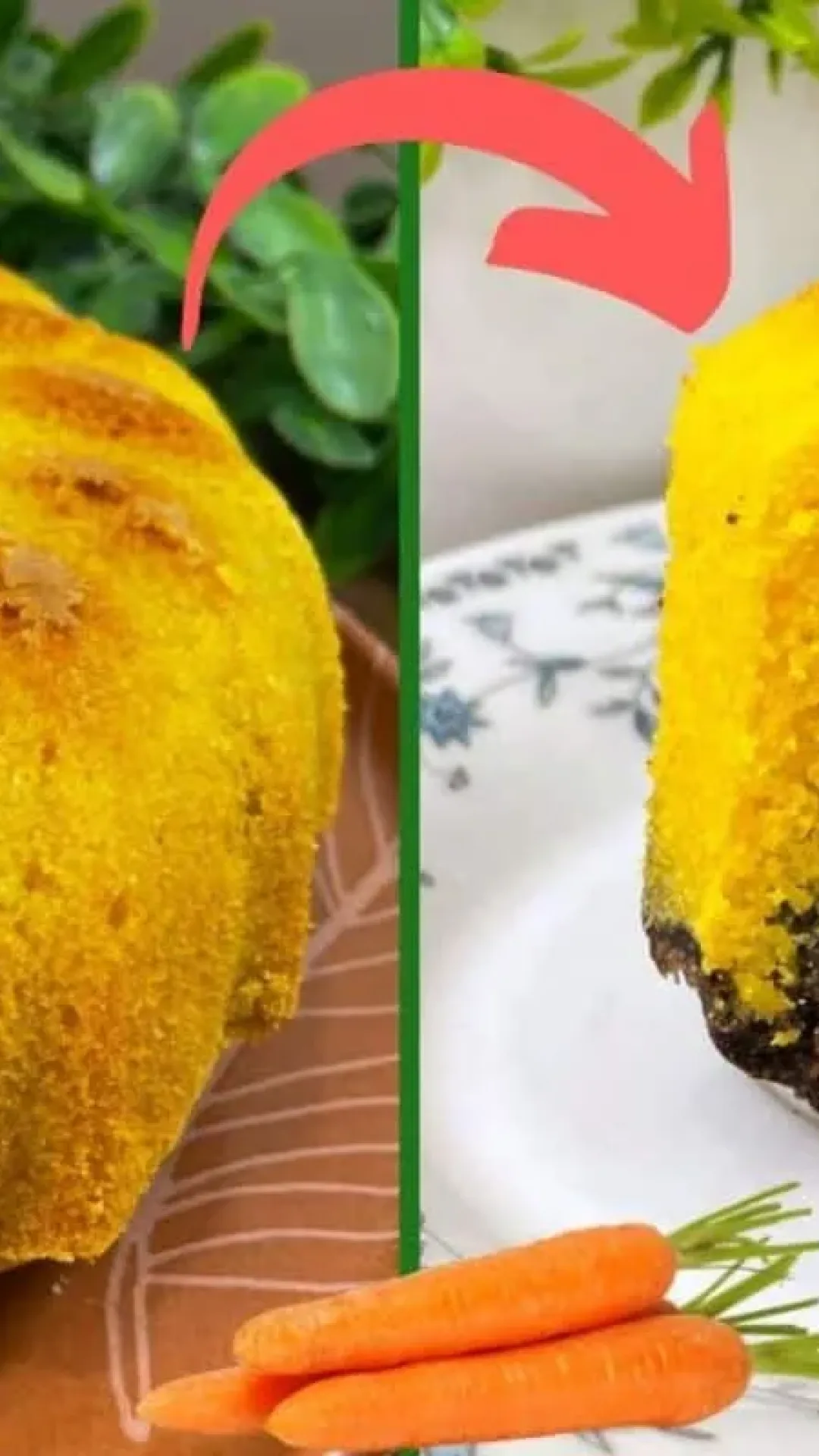 Bolo de cenoura mesclado sem leite e sem glúten: receita deliciosa e inclusiva
