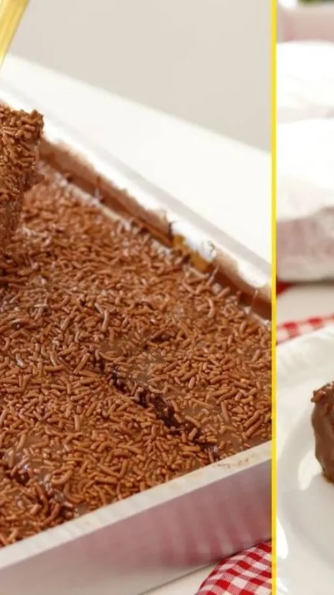 Bolo de chocolate gelado: enrolado no papel alumínio e fica irresistível