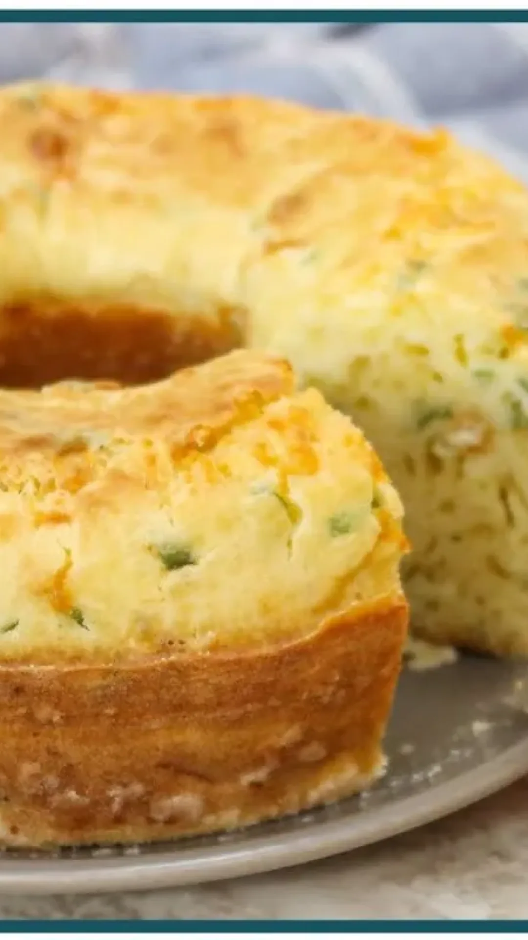 Bolo de queijo temperado perfeito para você preparar no lanche ou até mesmo no jantar