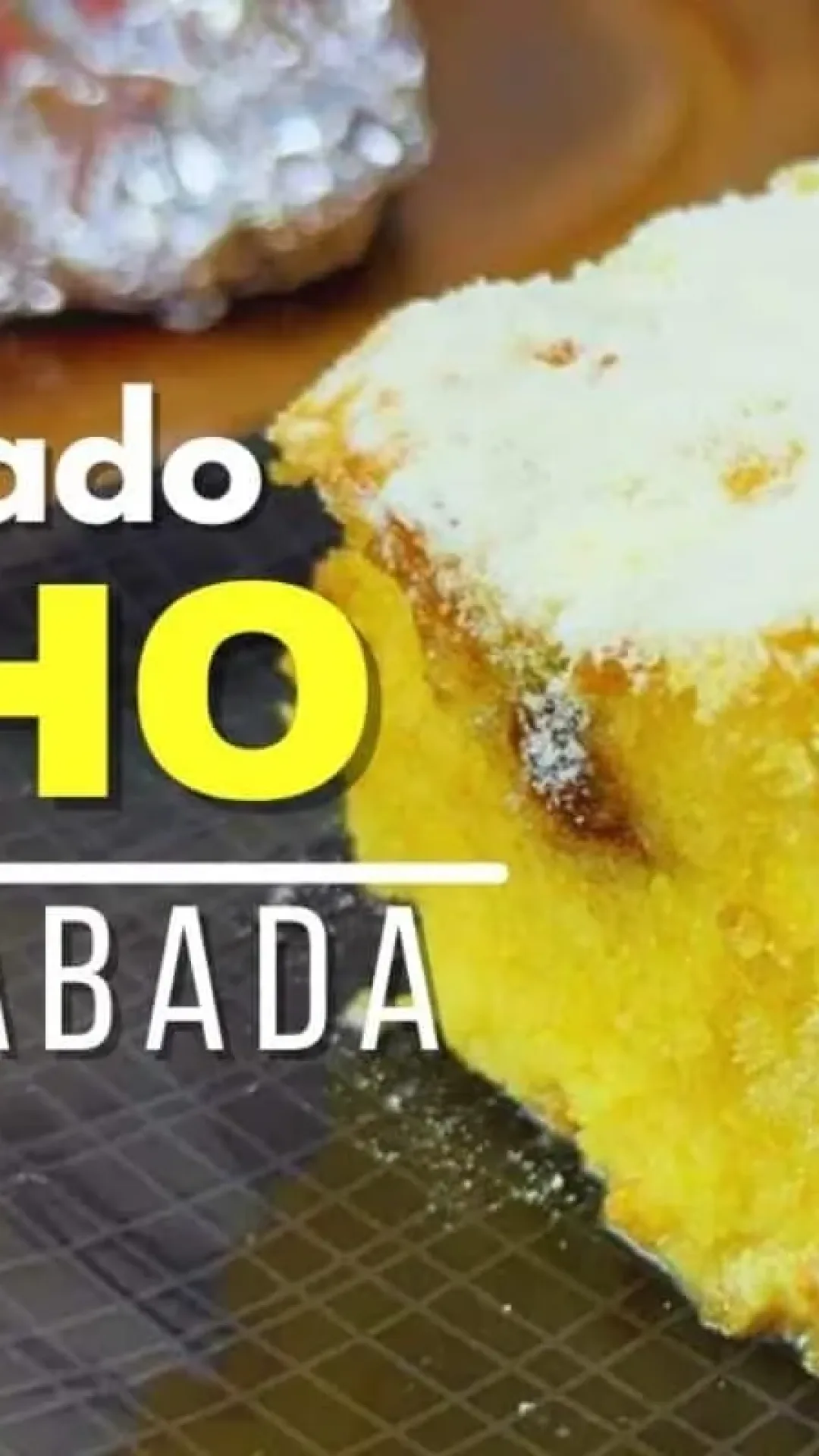 Bolo gelado de milho com goiabada: tão molhadinho que desmancha na boca