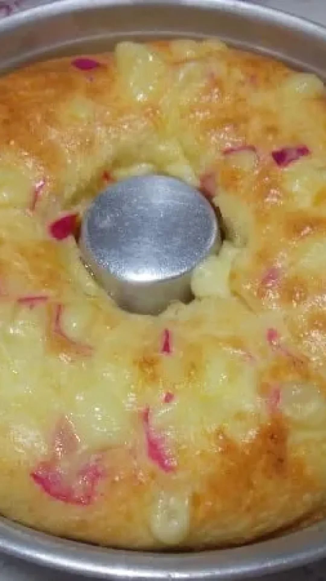 Bolo Pão de Queijo Recheado
