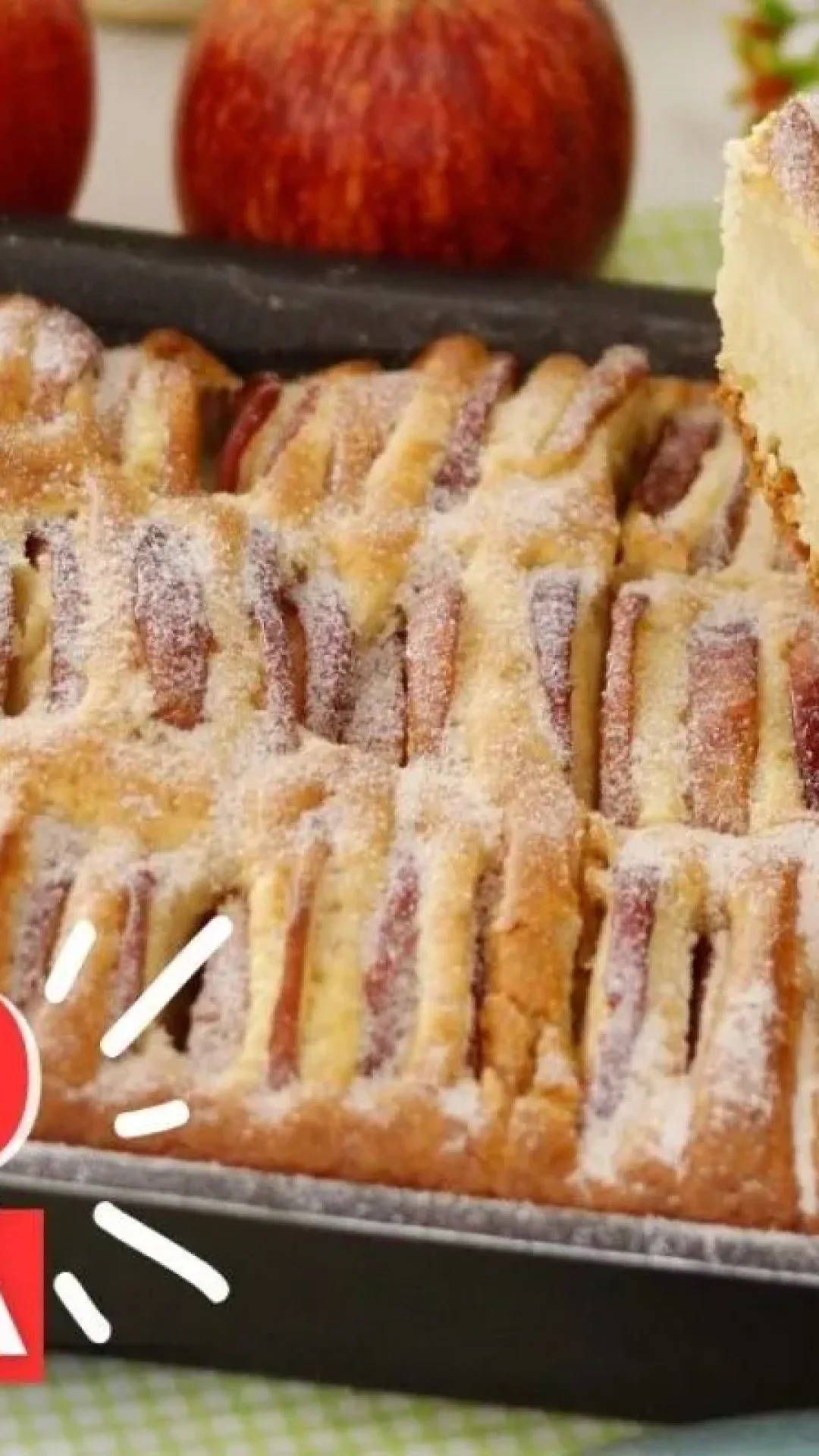 Bolo piquenique de maçã: até agora você não comeu bolo de maçã mais que esse