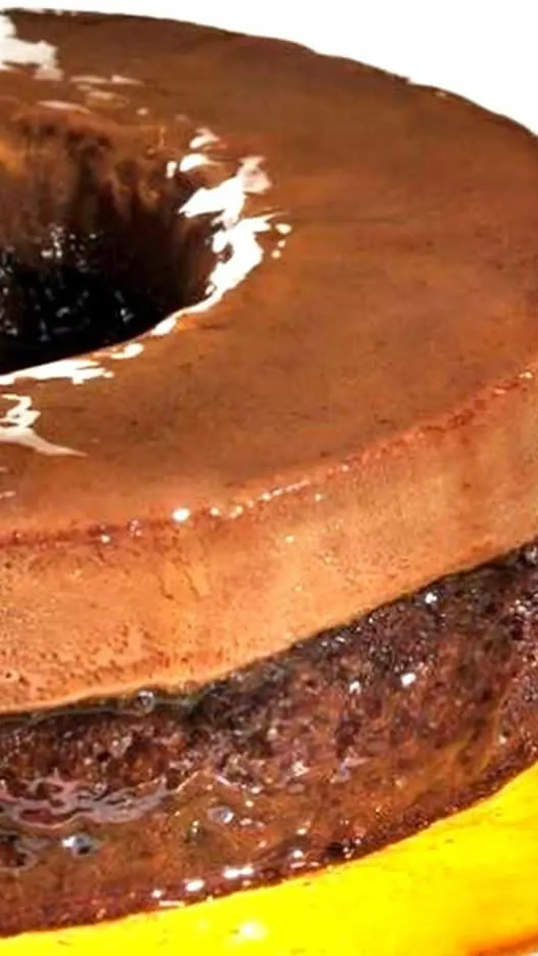 Bolo Pudim 100% de Chocolate