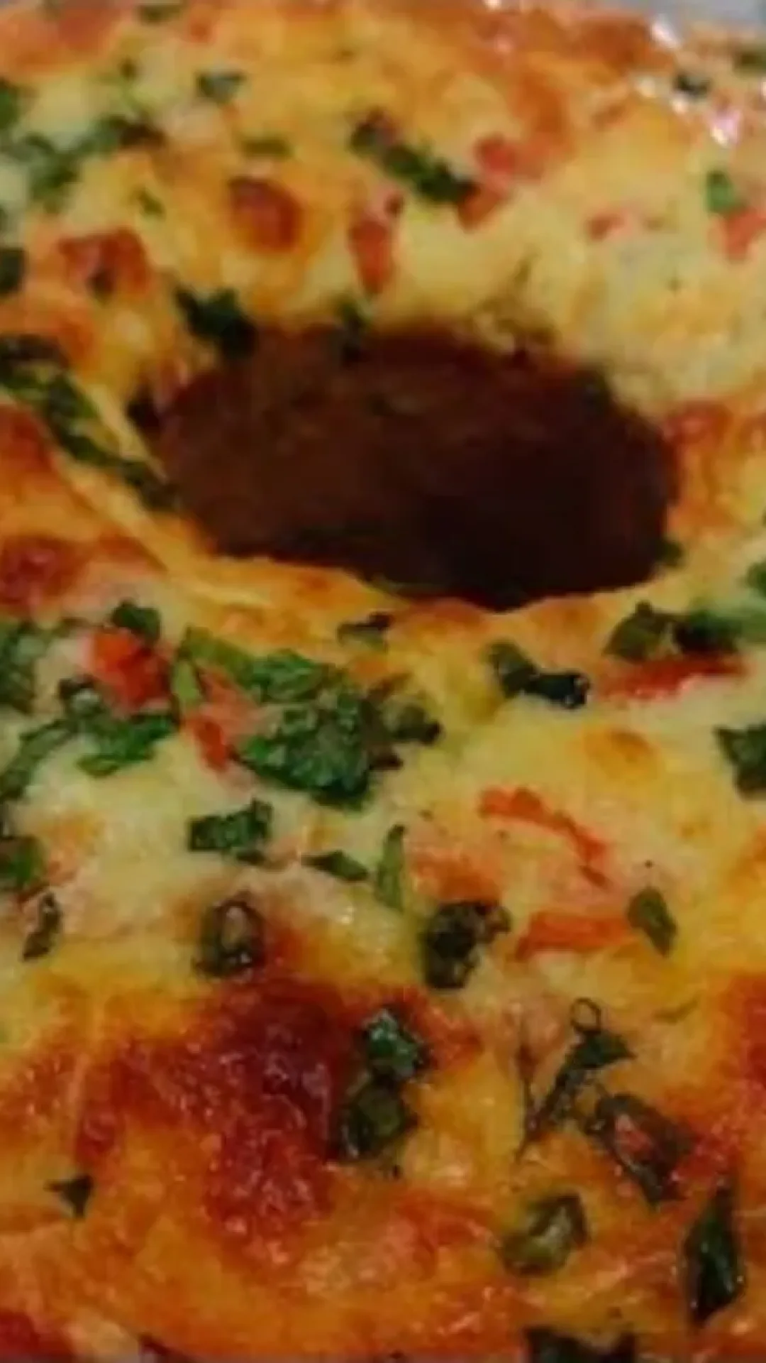 Bolo salgado bem temperadinho e saboroso: dá até para substituir o jantar