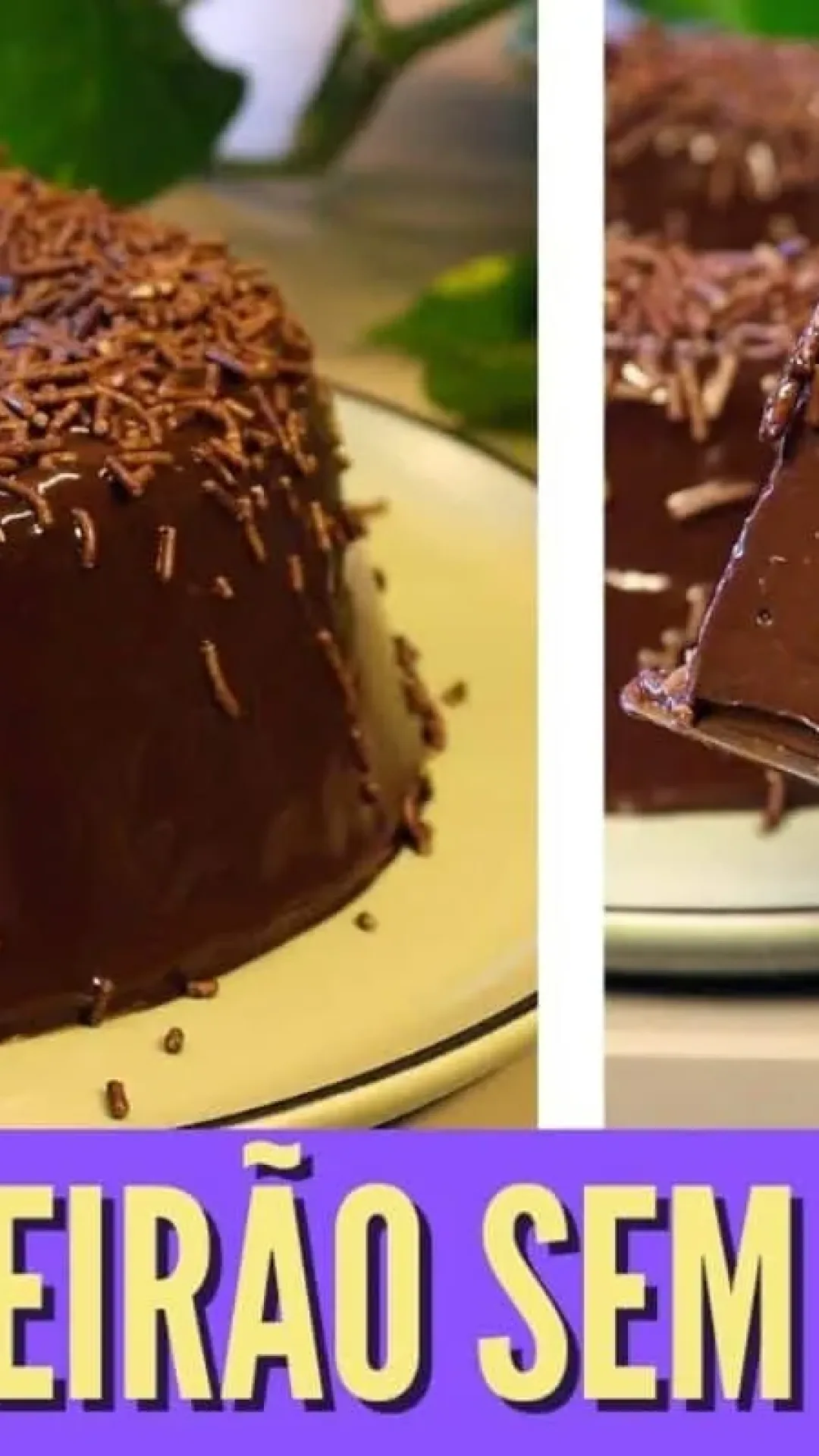 Brigadeirão sem forno e sem fogo, feito em apenas 5 minutos, perfeito para o fim de semana