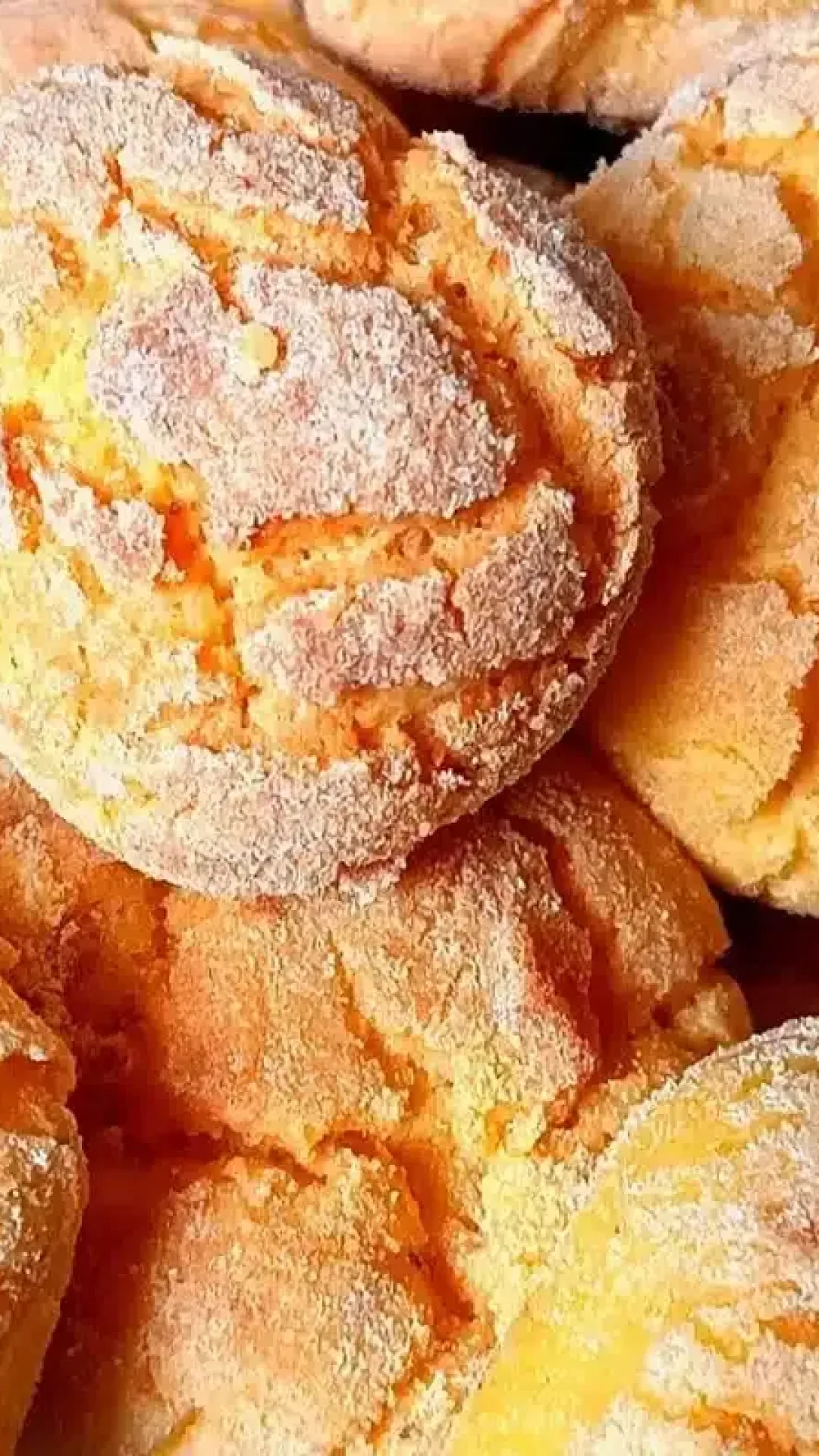 Broinha de fubá da fazenda com polvilho doce que fica uma delícia