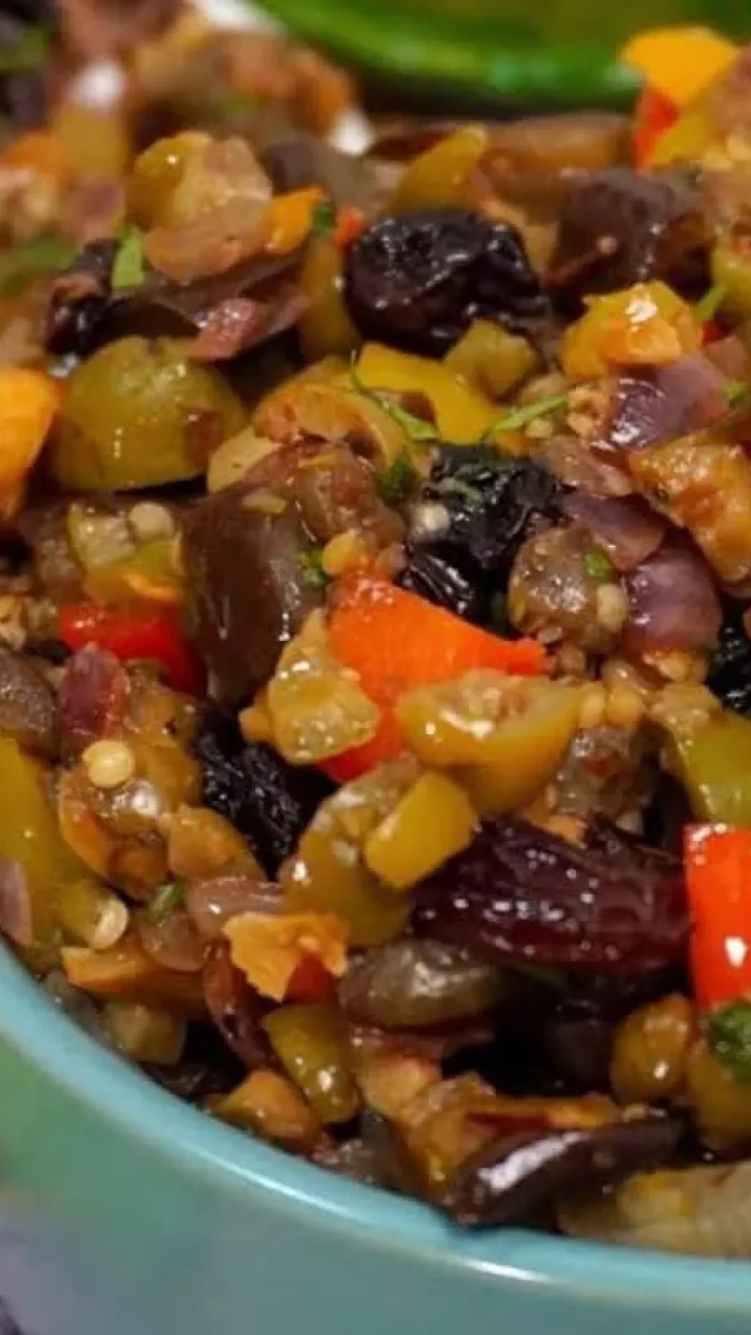 Caponata de berinjela com um truque especial para não amargar, um acompanhamento divino