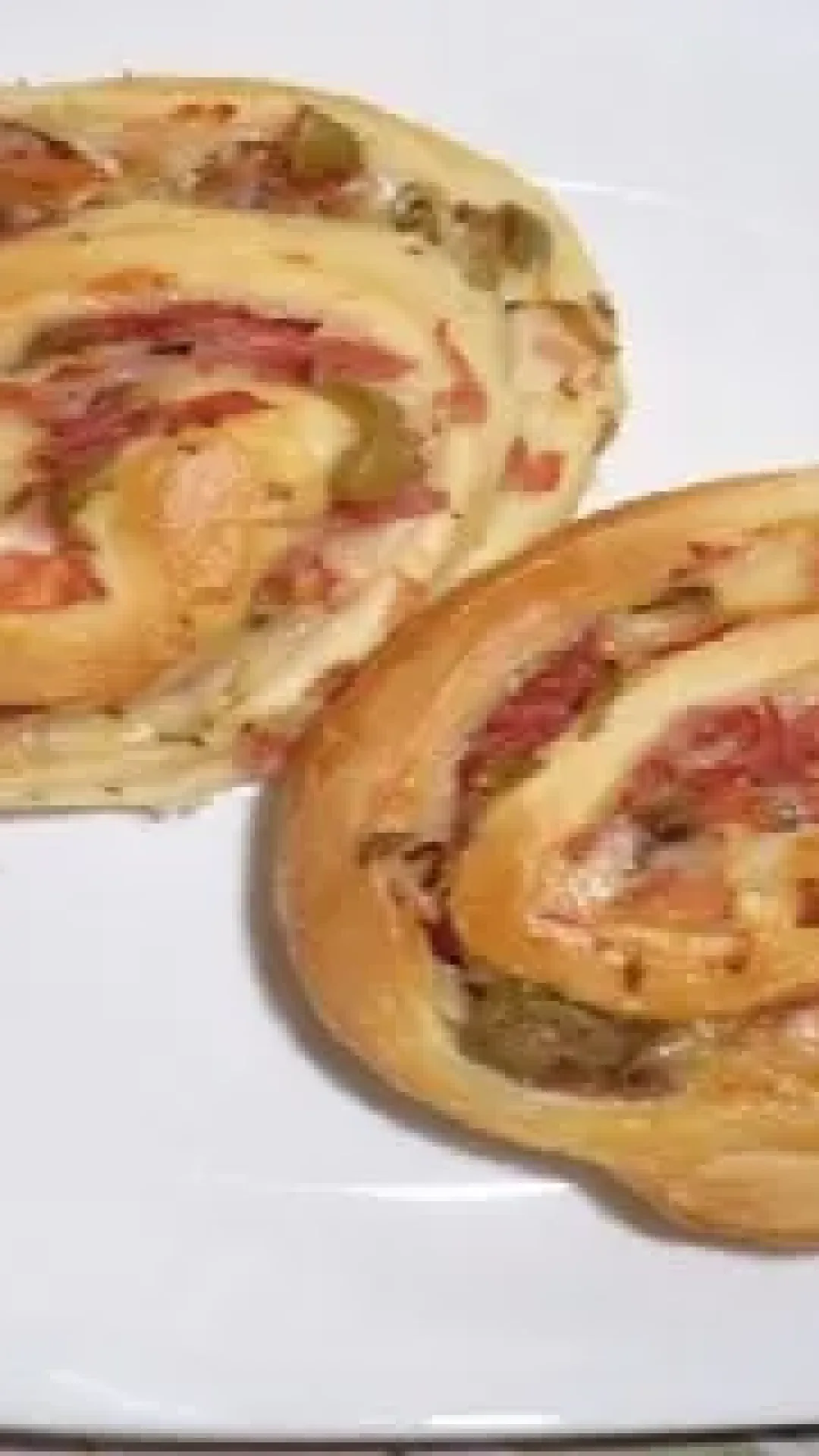 Caracol de Queijo e Presunto