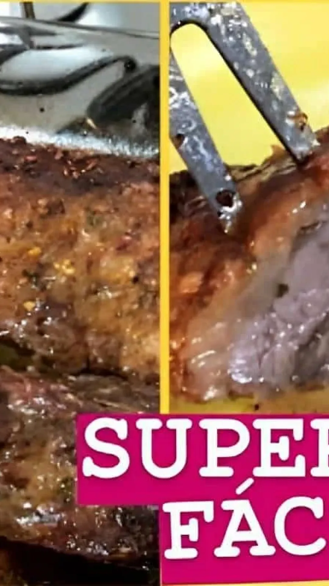 Carne assada no forno suculenta e bem temperada pronta em apenas 45 minutos