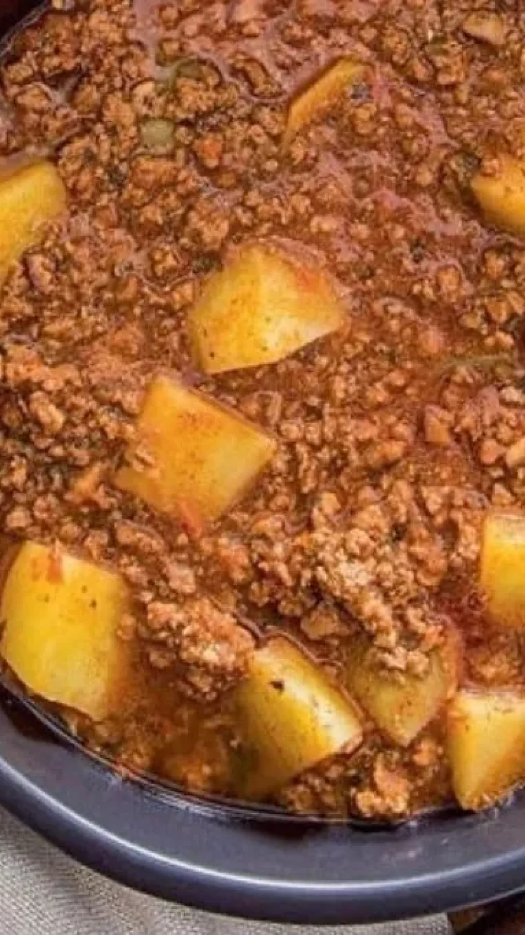 Carne Moída com Batata