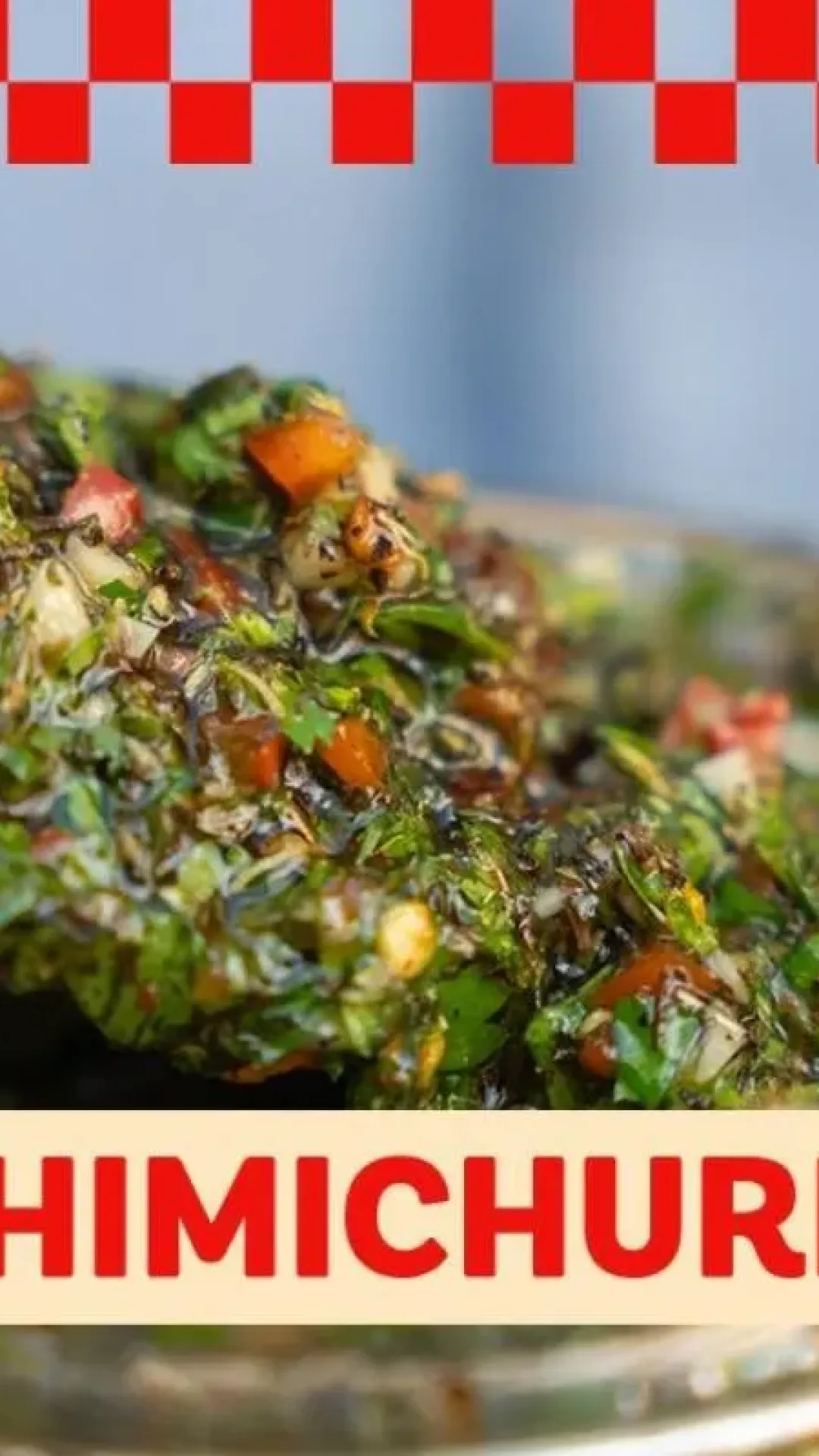 Chimichurri caseiro fácil e saboroso para você temperar seu almoço da sexta-feira santa