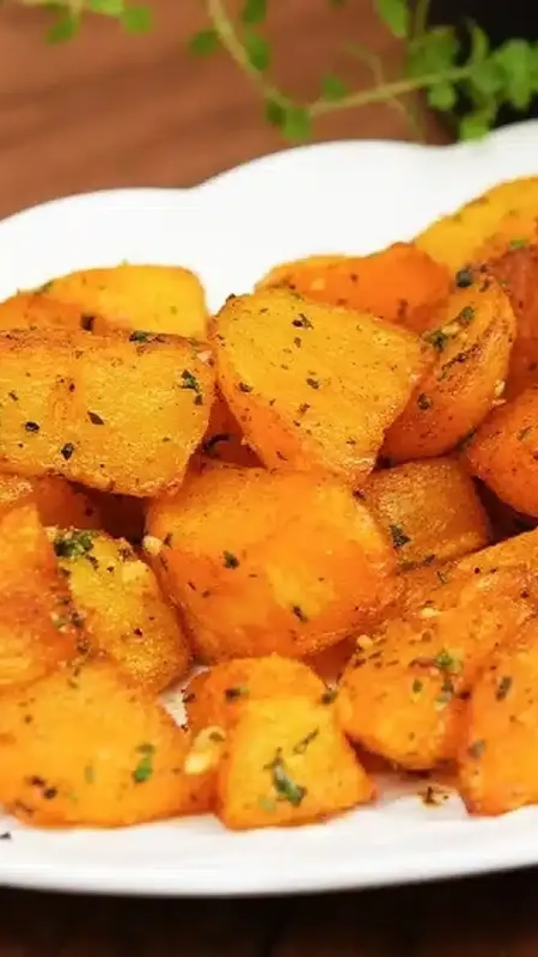 Como fazer batata assada crocante que fica mais gostosa que batata frita