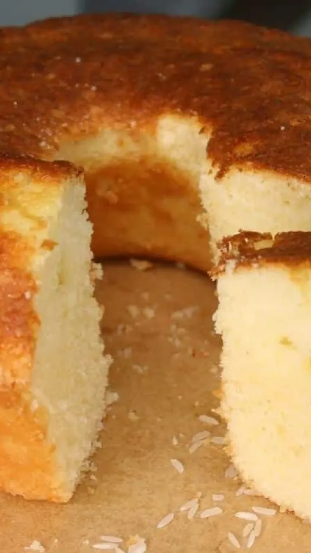 Como fazer bolo de arroz cru sem glúten para o café da manhã