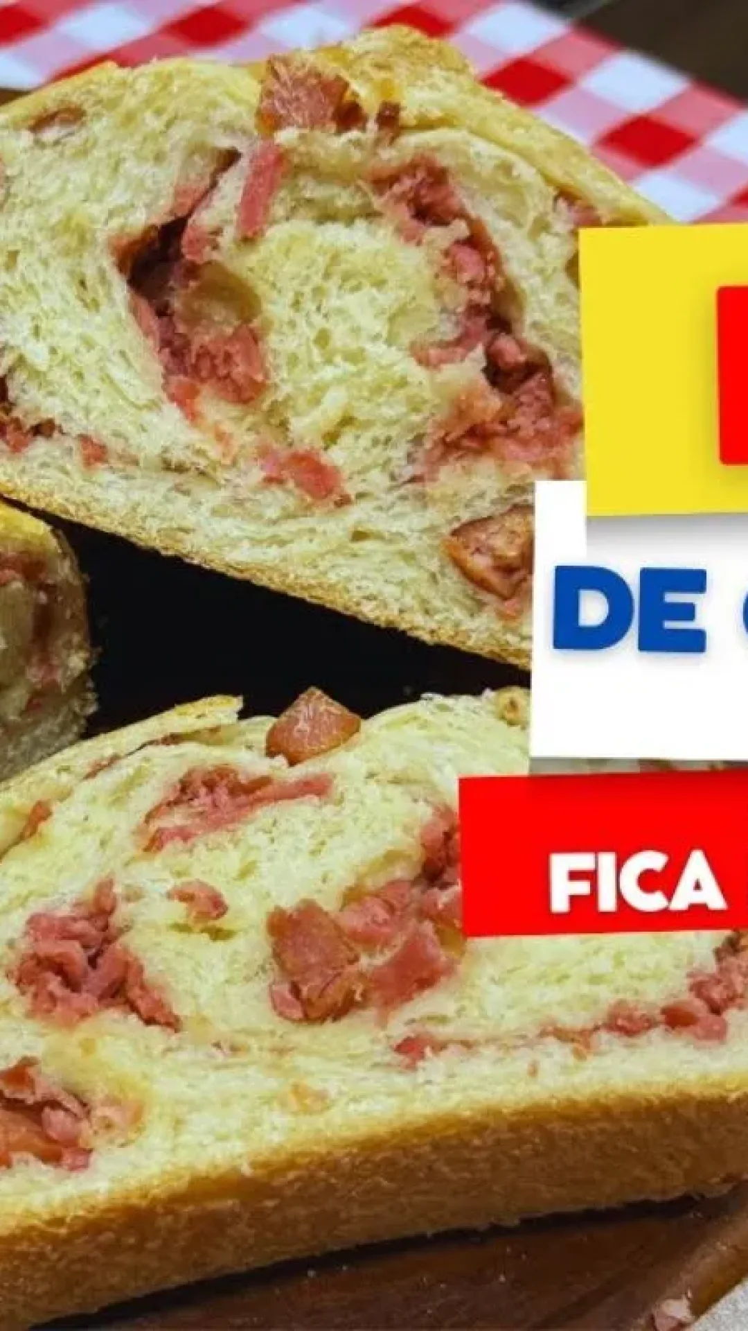Como fazer um pão de calabresa com bacon bem macio e cheio de sabor